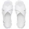 Prada Monolith Sandals White - 0