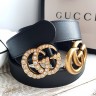Gucci Crystal Double G Buckle - 0
