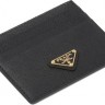Prada Leather Card Holder Saffiano - 0