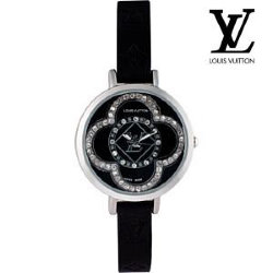 Louis Vuitton Tambour Slim Color Black