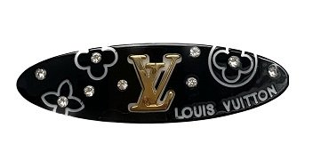Louis Vuitton Blooming Black Заколка для волос