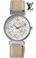 Louis Vuitton Tambour Slim Star White Женские наручные часы