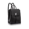Louis Vuitton Lockme Backpack Black - 0