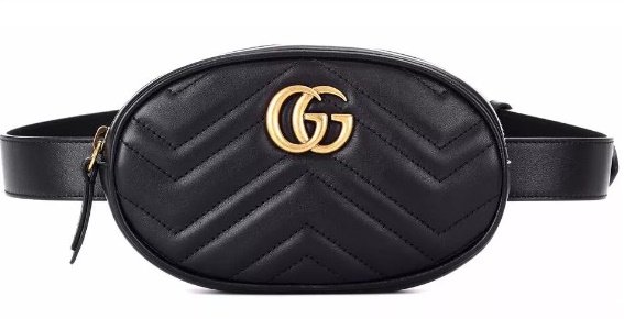 Gucci GG Marmont Matelasse Leather Belt Bag Сумка