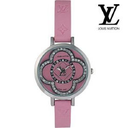 Louis Vuitton Tambour Slim Color Pink