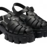 Prada Foam Rubber Sandals Black - 0